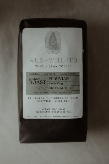 Organically Grown MEDIUM Roast Coffee from Peru