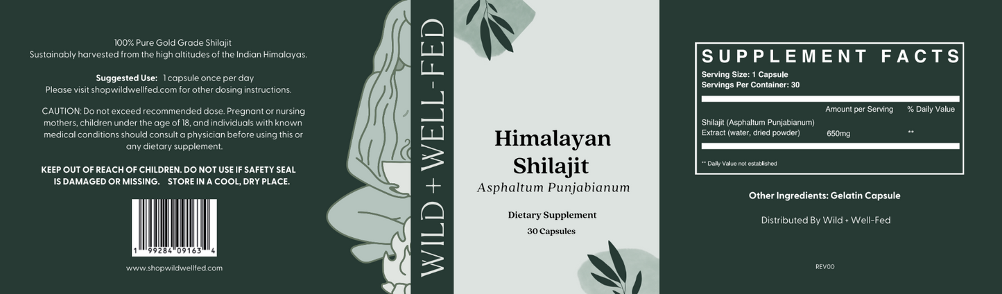 Genuine Gold-Grade Himalayan Shilajit (Asphaltum Punjabianum)