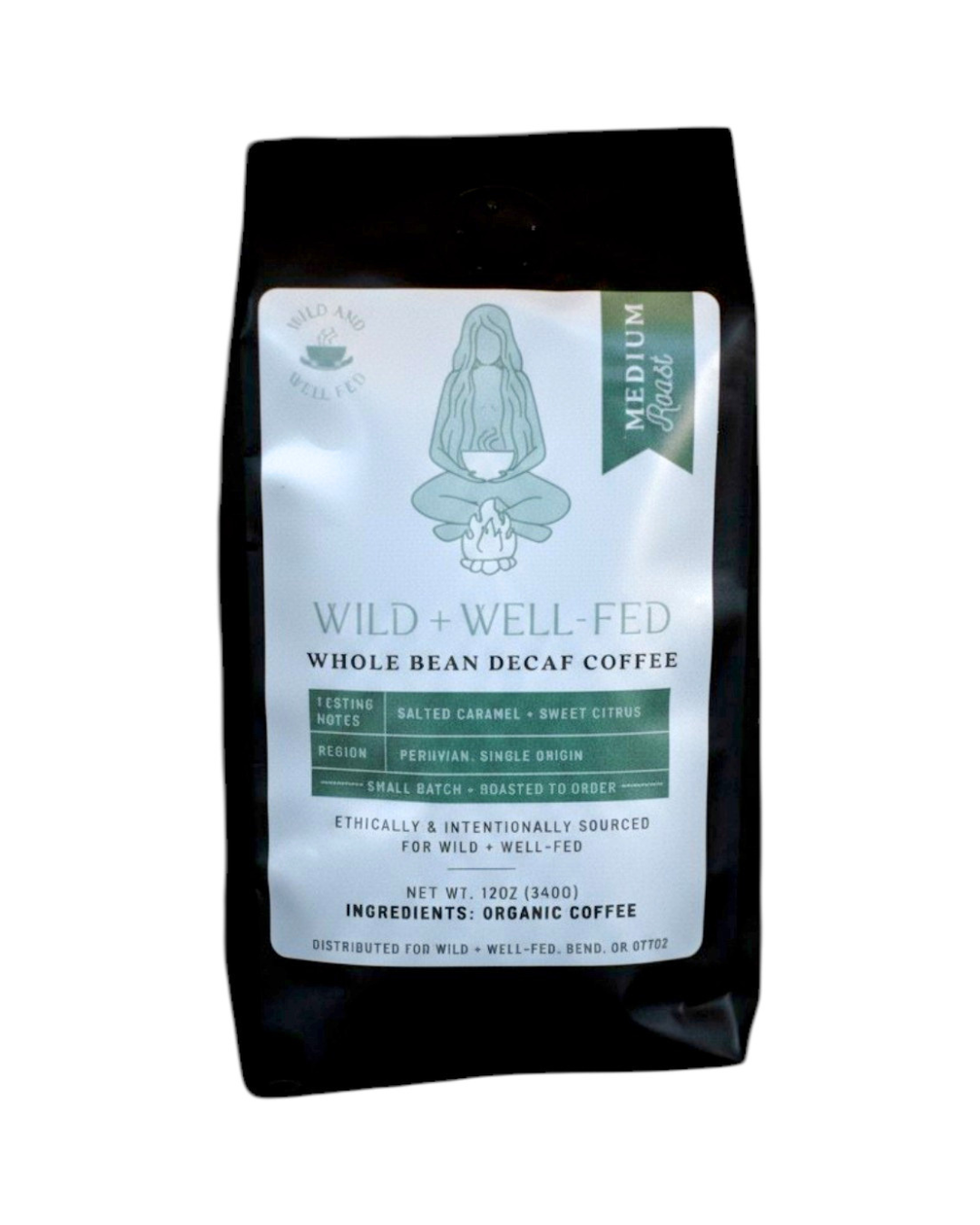 Organically Grown MEDIUM Roast DECAF Coffee from Peru