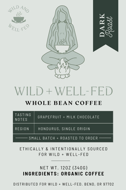 Organically Grown DARK Roast Coffee from Honduras