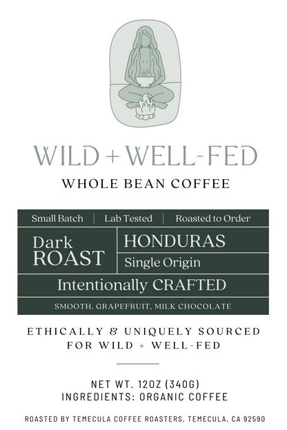 Organically Grown DARK Roast Coffee from Honduras